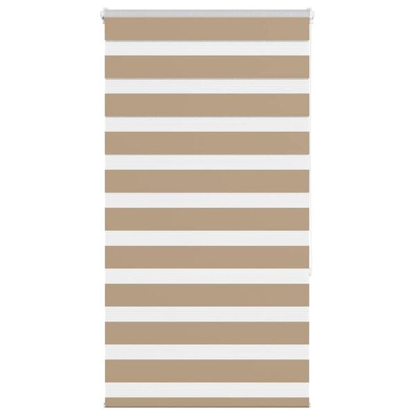 vidaXL Tenda a Rullo Zebra Larghezza Tessuto 80,9 cm Poliestere