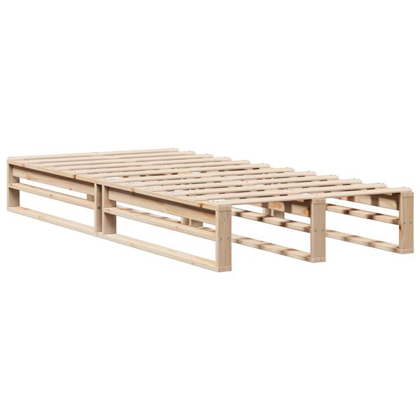 vidaXL Giroletto senza Materasso 100x200 cm in Legno Massello di Pino