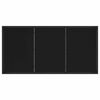 vidaXL Set da Pranzo per Giardino con cuscino 5 pcs Nero polyrattan