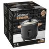 Bestron Cuociriso con Manici in Bamb&ugrave; ARC100BW 1 L 400 W Nero