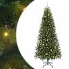 vidaXL Albero di Natale artificiale con 300 LED Verde 240 cm PE e PVC