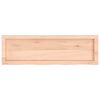 vidaXL Piano Bagno 100x30x(2-4) cm in Legno Massello Non Trattato