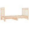 vidaXL Dormeuse Estraibile 2x(90x190) cm Legno Massello di Pino