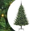 vidaXL Albero di Natale Artificiale Pre-illuminato con Set di Palline