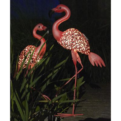 Luxform Luce da Giardino LED Solare Decorativa Flamingo Rosa 30111