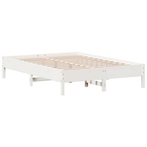 vidaXL Letto senza Materasso Bianco 150x200 cm Legno Massello di Pino