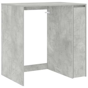 vidaXL Mobiletto per lavatrice Grigio cemento 87 x 60 x 89 cm