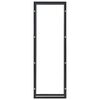 vidaXL Rastrelliera per Legna da Ardere Nera 50x20x150 cm in Acciaio