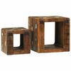 vidaXL Unit&agrave; TV 2 pcs Multicolore Legno Recuperato Massello