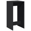 vidaXL Tavolo da Bar Nero 51x50x103,5 cm in Legno Multistrato
