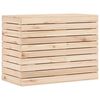 vidaXL Cesto per Bucato 88,5x44x66 cm Legno Massello Pino