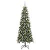 vidaXL Albero di Natale artificiale con 300 LED Verde 240 cm