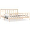 vidaXL Giroletto senza Materasso 200x200 cm in Legno Massello di Pino
