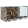 vidaXL Terrario con archiviazione Trasparente 80 x 40 x 40 cm Vetro
