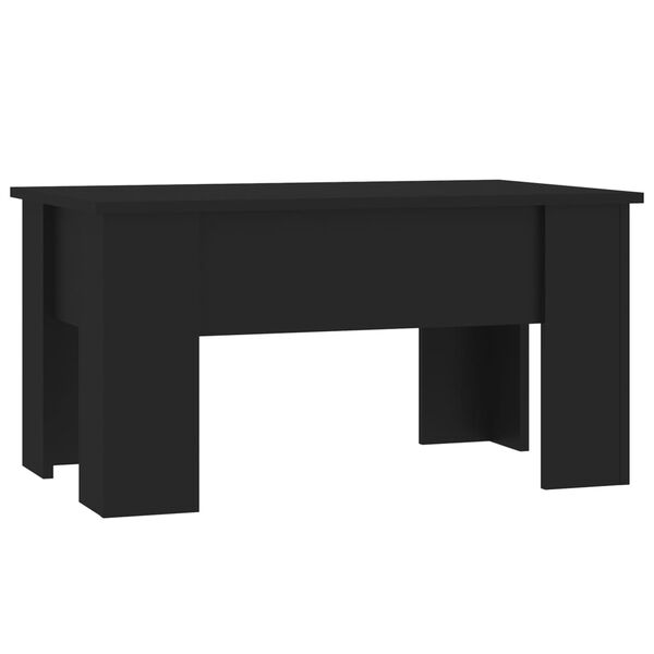 vidaXL Tavolino da Salotto Nero 79x49x41 cm in Legno Multistrato