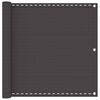 vidaXL Schermo da balcone Antracite 120 x 700 cm HDPE e alluminio
