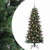 vidaXL Albero di Natale artificiale con palline 180 cm 300 LED