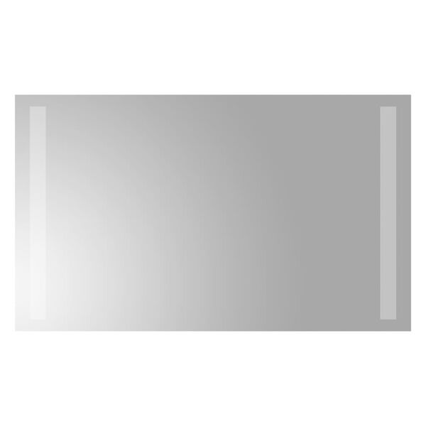 vidaXL Specchio da Bagno con Luci LED 50x30 cm