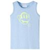 Canotta da Bambino Blu Tenue M&eacute;lange 128