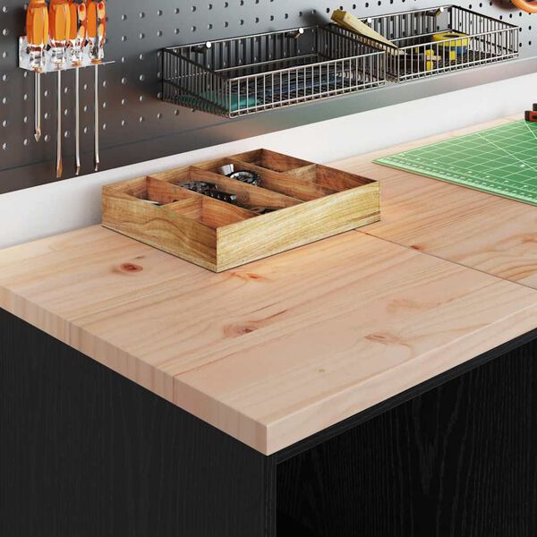 vidaXL Armadietto da Garage Nero 40x51x85 cm in Legno Massello di Pino