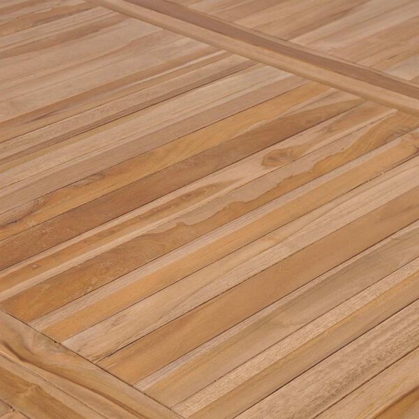 vidaXL Tavolo da Giardino 200x100x77 cm in Legno Massello di Teak