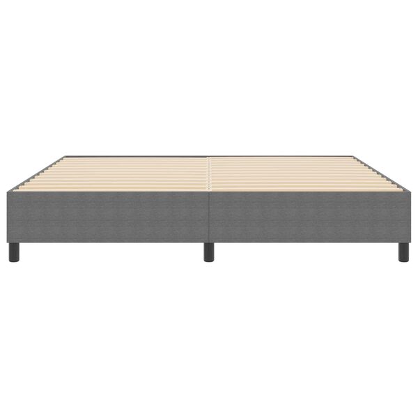 vidaXL Struttura letto piattaforma Grigio chiaro 200 x 200 cm Tessuto