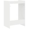 vidaXL Mobiletto per lavatrice Bianco 67,5 x 48 x 97 cm