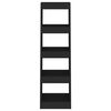 vidaXL Libreria/Divisorio Nero 40x30x135 cm