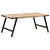 vidaXL Tavolo da Pranzo 180x90x76 cm in Legno Massello di Mango