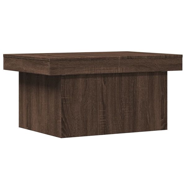 vidaXL Tavolino Salotto Rovere Marrone 80x55x40 cm Legno Multistrato