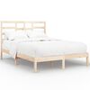 vidaXL Giroletto in Legno Massello 150x200 cm King Size