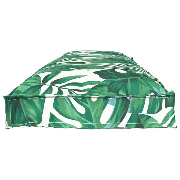 vidaXL Cuscino Foglia Motivo Foglia 150 x 40 x 8 cm Tessuto Oxford