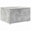 vidaXL Mobile con Cassetti con ruota Grigio cemento 55 x 45 x 31 cm