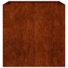 vidaXL Fioriera Arrugginita 80x80x80 cm in Acciaio Corten