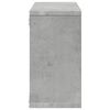 vidaXL Mobile a Parete 100x16x30cm Grigio Cemento in Legno Multistrato