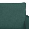 vidaXL Set di divani 2 pcs Verde Scuro 196 x 82 x 85 cm Tessuto