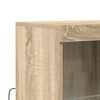 vidaXL Credenza Rovere Sonoma 81x37x100 cm in Legno Massello