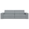 vidaXL Divano letto Grigio chiaro 245 x 78 x 77 cm Velluto