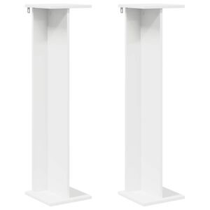 vidaXL Supporto per piante Bianco 25 x 25,5 x 100,5 cm