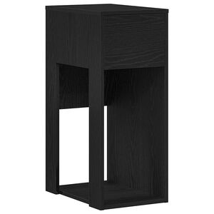 vidaXL Supporto a Torre per Computer con Cassetto Nero 30x44x74 cm