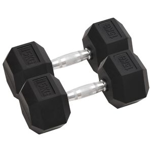 vidaXL Manubri 2 pz 30 kg Totale in Ghisa