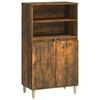 vidaXL Credenza Rovere Fumo 60x36x110 cm in Legno Multistrato