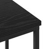 vidaXL Armadio da Notte Rovere Nero 38 x 30 x 48 cm Legno multistrato