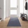 vidaXL Runner in Moquette Grigio chiaro 80 x 400 cm Tessuto
