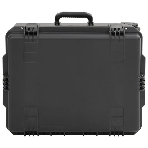 vidaXL Valigetta da Volo Portatile Nera 62,5x50x28,5 cm in PP
