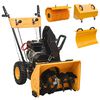 vidaXL Set Spazzaneve e Spalaneve 4 in 1 a Benzina 6,5 HP