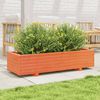 vidaXL Fioriera Giardino Marrone Cera 110x40x26,5 cm in Legno di Pino