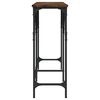 vidaXL Tavolo Consolle Rovere Fumo 180x29x75 cm in Legno Multistrato