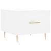 vidaXL Tavolini da Salotto 2 pz Bianchi 50x50x40 cm Legno Multistrato