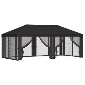 vidaXL Copertura Gazebo con Pareti Laterali 6 x 3 m Antracite